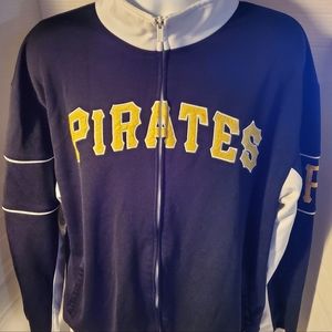 Stitches Pittsburgh Pirates full zip lightweight jacket Size XL
